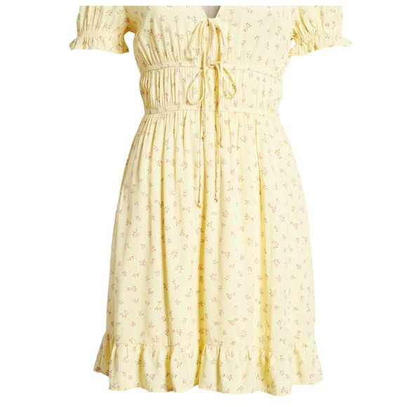 NEW One Clothing Floral Elastic Waist Minidress SM - Picture 6 of 8